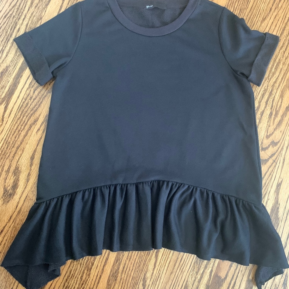 Gibson Ruffle Hem Sweatshirt - Picture 5 of 7